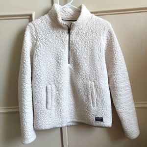 Abercrombie & Fitch Sherpa - Cream